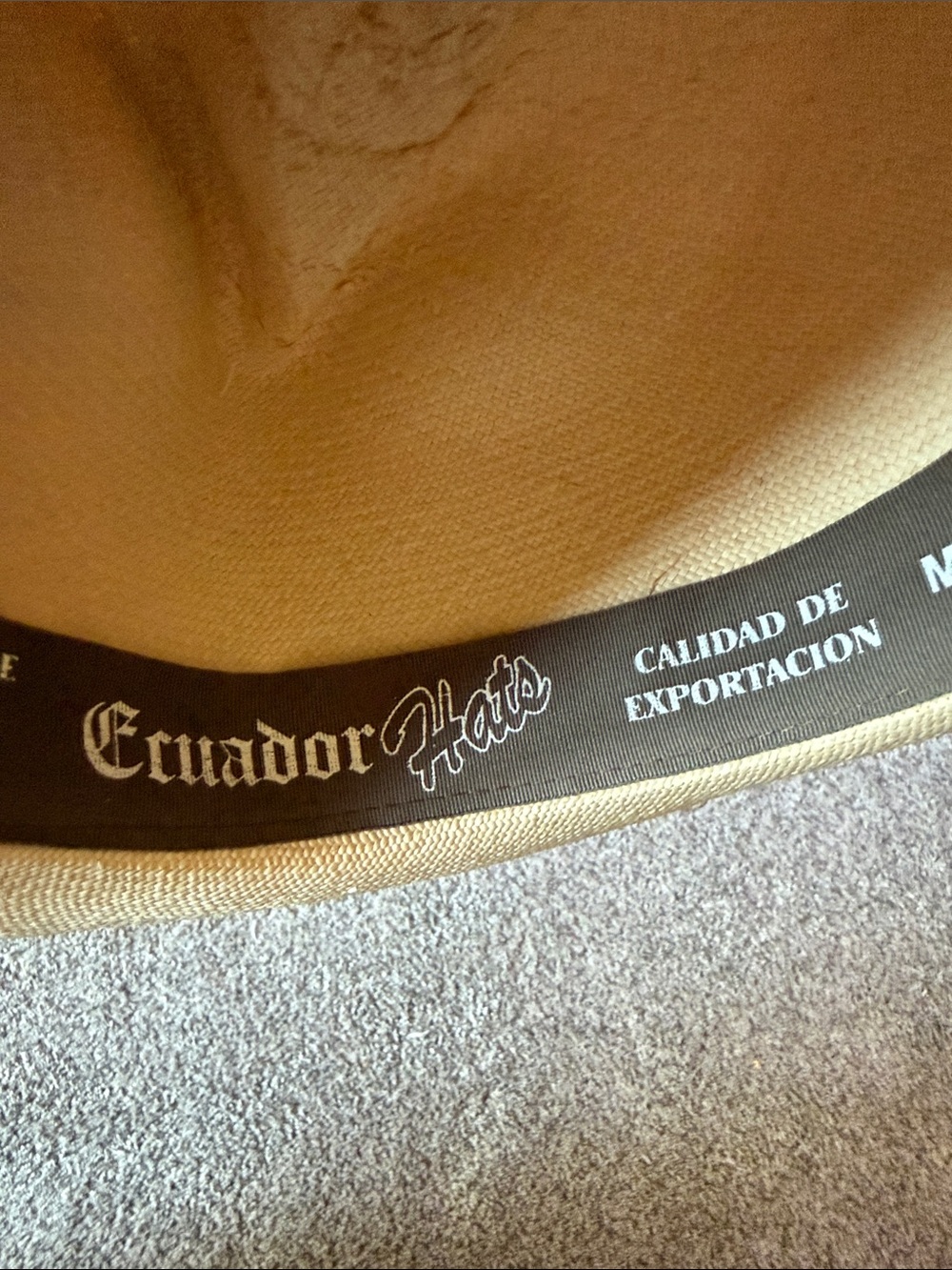 Montecristi 60-Hand Woven in Ecuador-Panama Hat-Cream - Picture 8 of 15